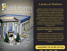 Tablet Screenshot of plastiform.com.tn